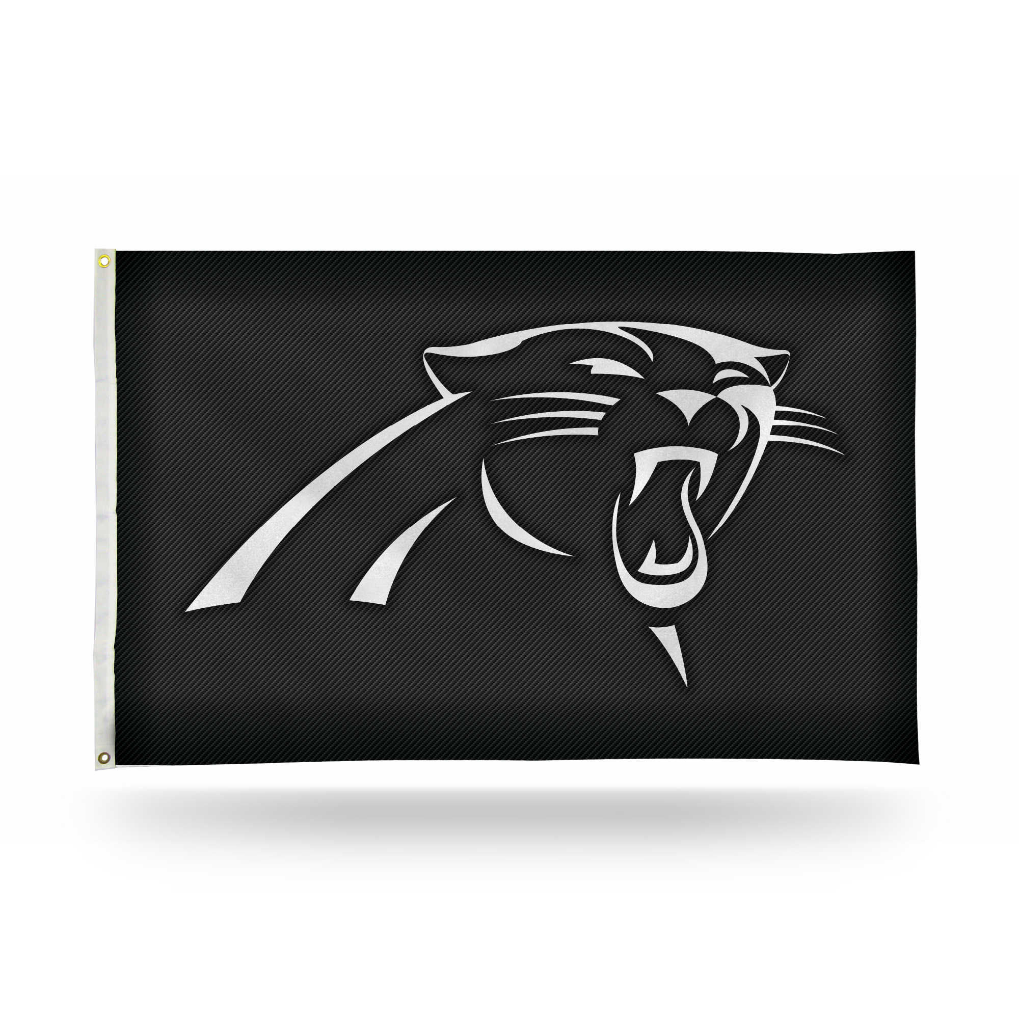 Rico Industries NFL Football Carolina Panthers Carbon Fiber 3' x 5' Banner Flag
