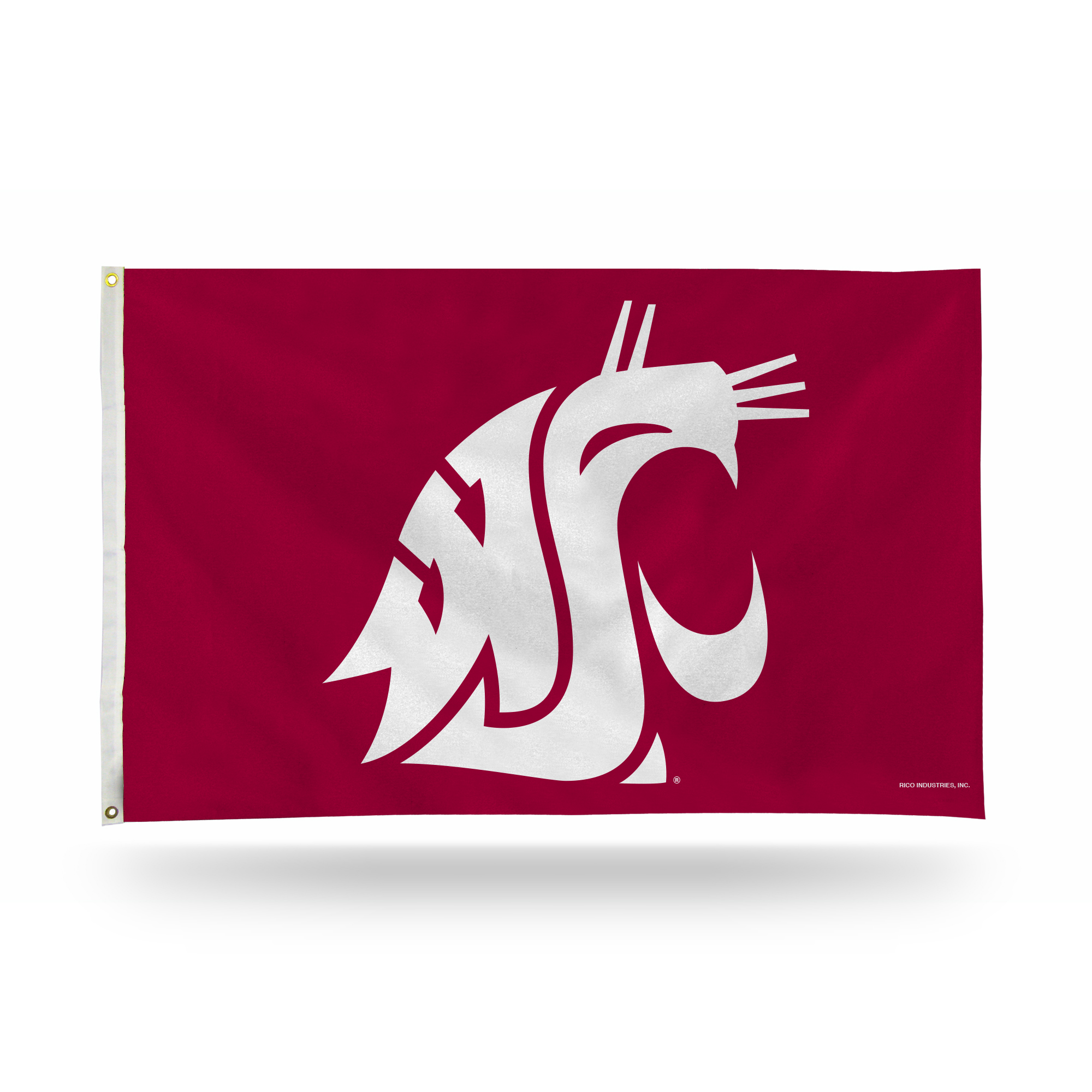 Rico Industries NCAA  Washington State Cougars - WSU Standard 3' x 5' Banner Flag
