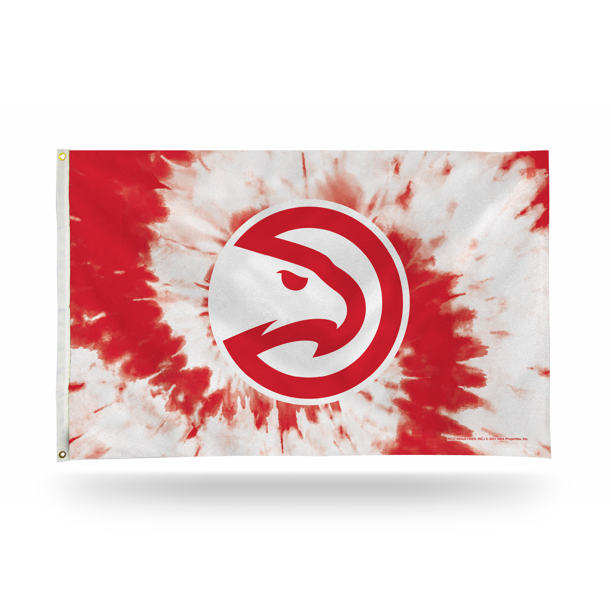 Rico Industries NBA Basketball Atlanta Hawks Tie-Dye 3' x 5' Banner Flag