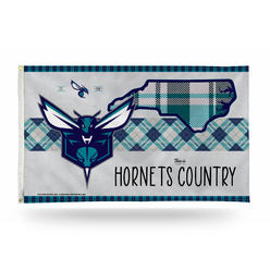 Rico Industries NBA Basketball Charlotte Hornets This is Hornets Country 3' x 5' Banner Flag