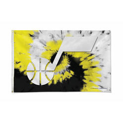 Rico Industries NBA Basketball Utah Jazz Tie-Dye 3' x 5' Banner Flag