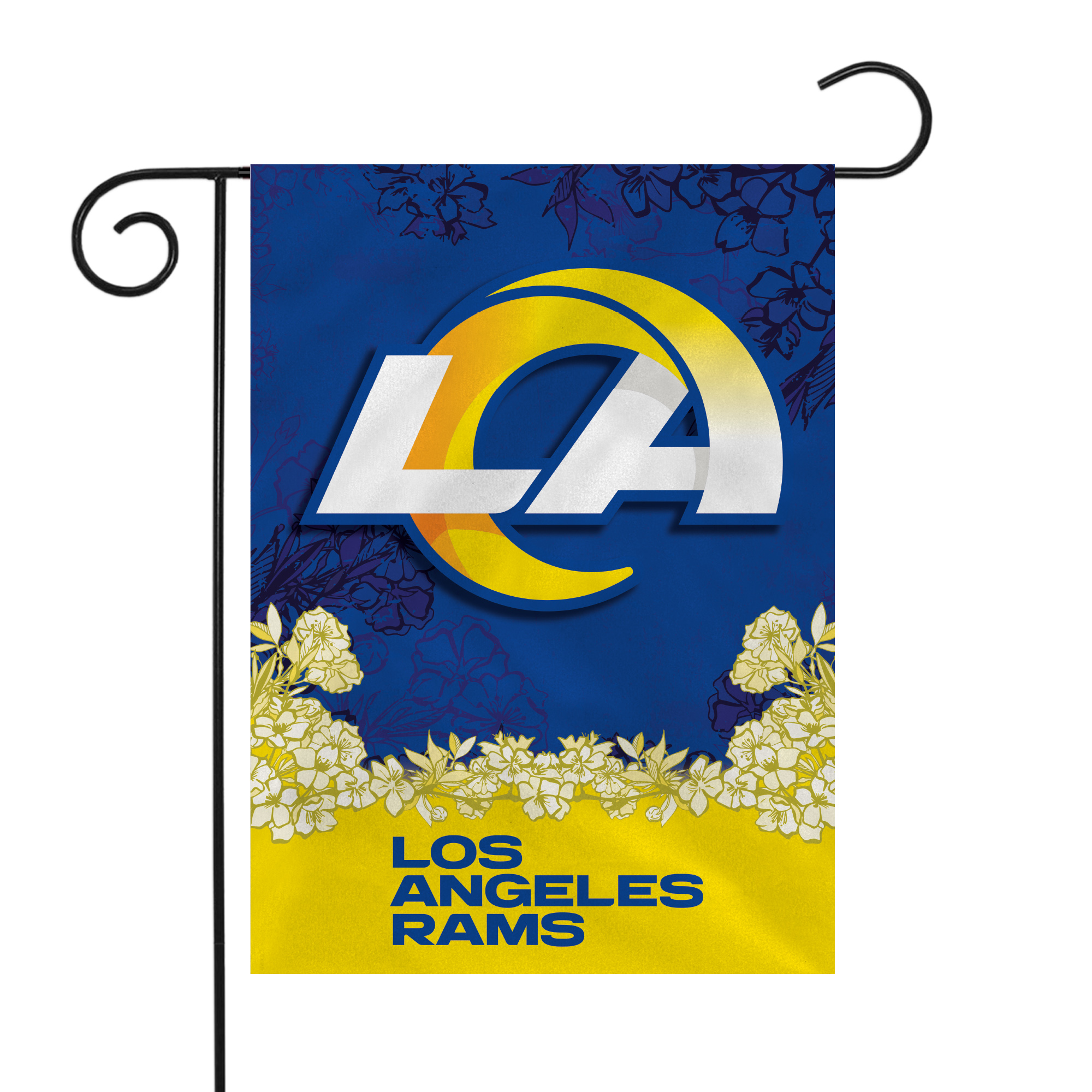 Rico Industries NFL Football Los Angeles Rams Primary Double Sided Garden Flag