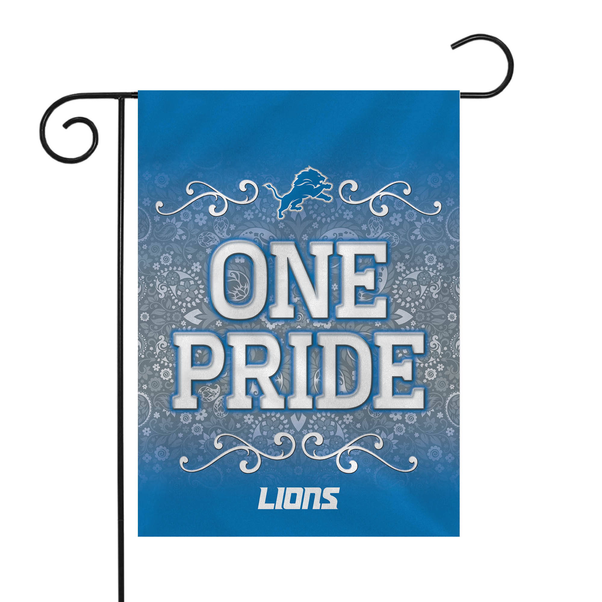Rico Industries NFL Football Detroit Lions One Pride Double Sided Garden Flag
