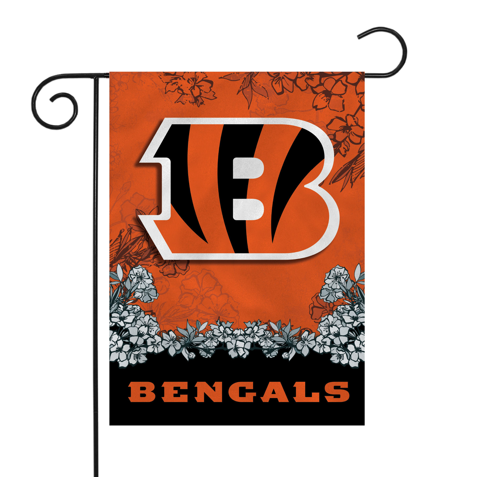 Rico Industries NFL Football Cincinnati Bengals Primary Double Sided Garden Flag