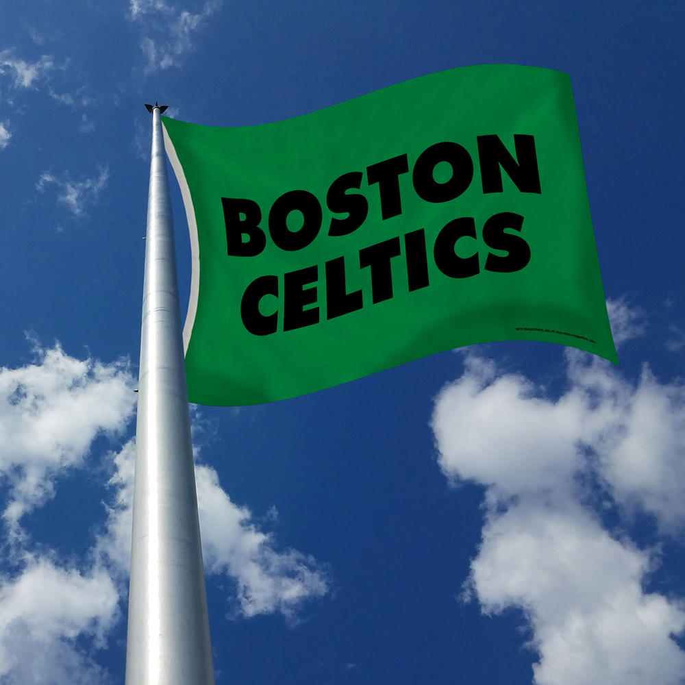 Rico Industries NBA Basketball Boston Celtics Wordmark - Green 3' x 5' Banner Flag
