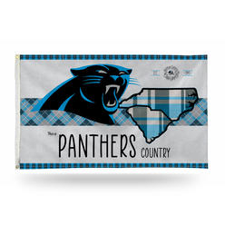 Rico NFL Rico Industries Carolina Panthers This is Panthers Country 3' x 5' Banner Flag