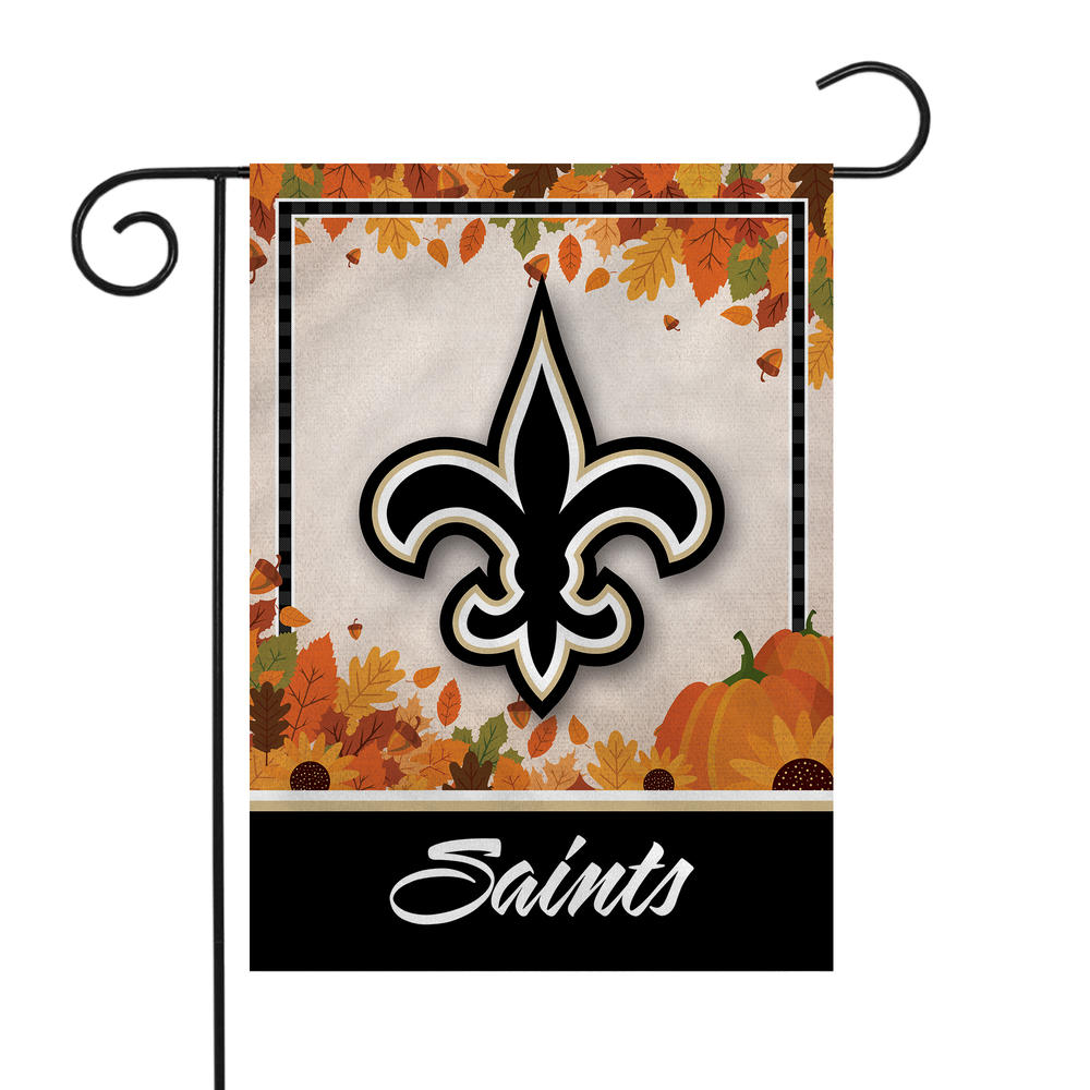 Rico Industries NFL Football New Orleans Saints Fall/Harvest Double Sided Garden Flag