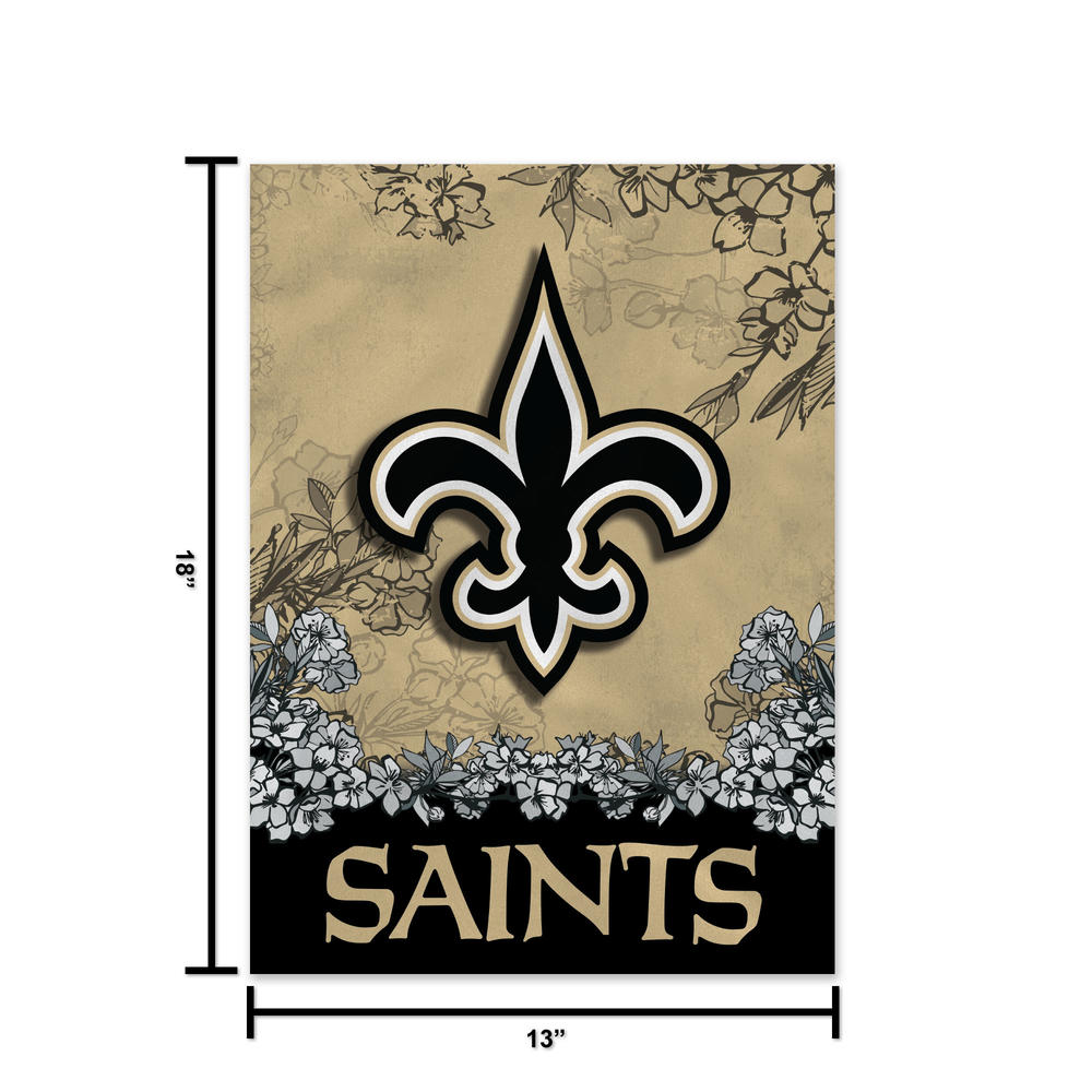 Rico Industries NFL Football New Orleans Saints Primary Double Sided Garden Flag