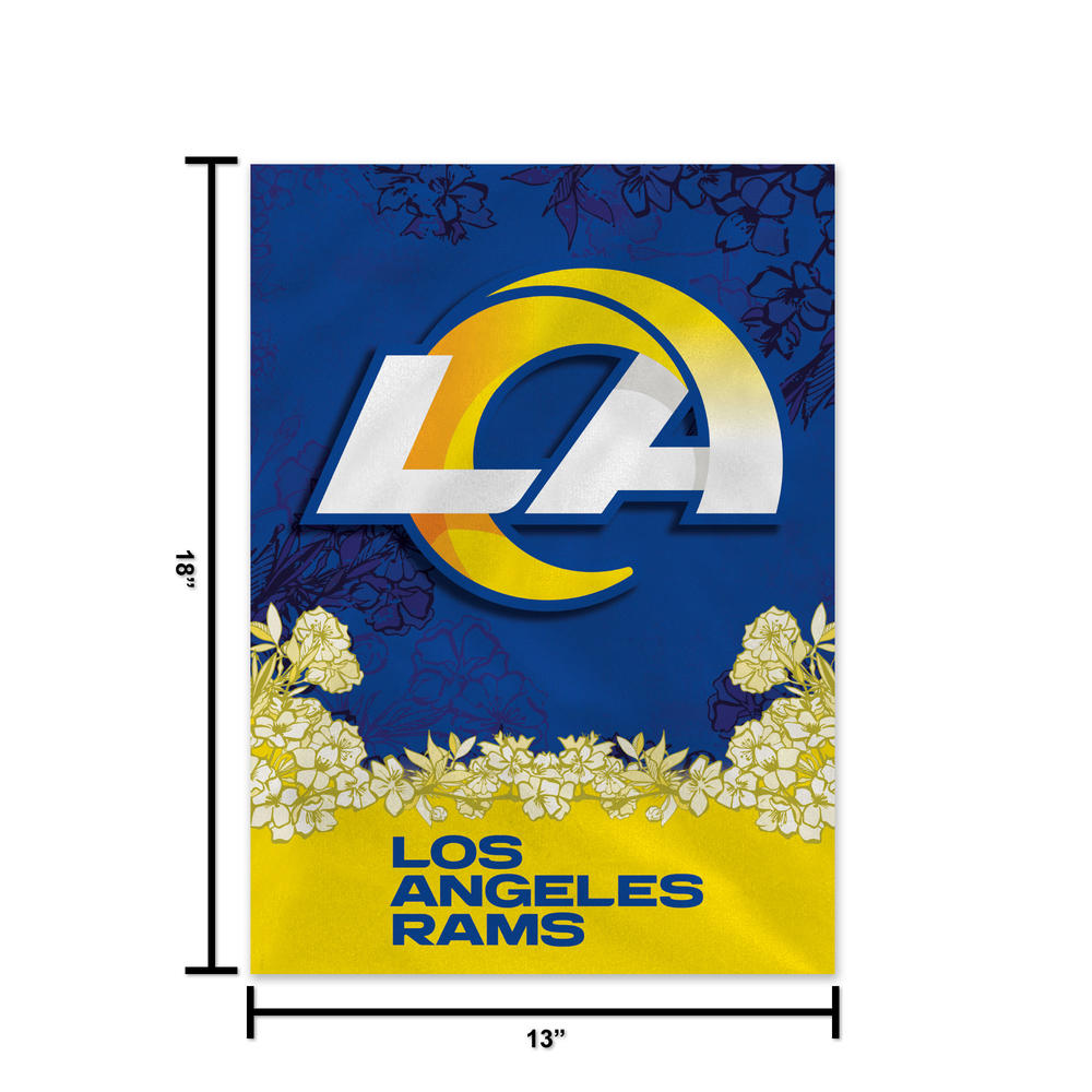 Rico Industries NFL Football Los Angeles Rams Primary Double Sided Garden Flag