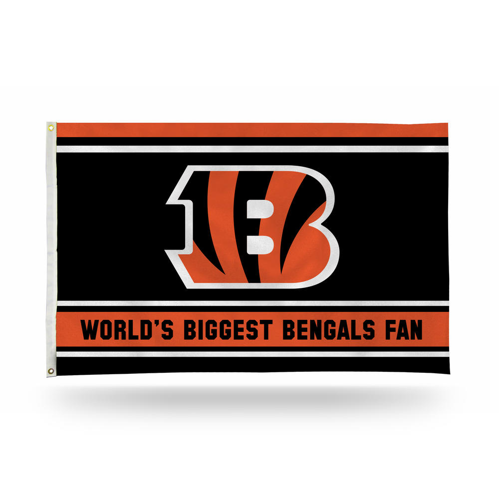 Rico Industries NFL Football Cincinnati Bengals Exclusive-Fan 3' x 5' Banner Flag