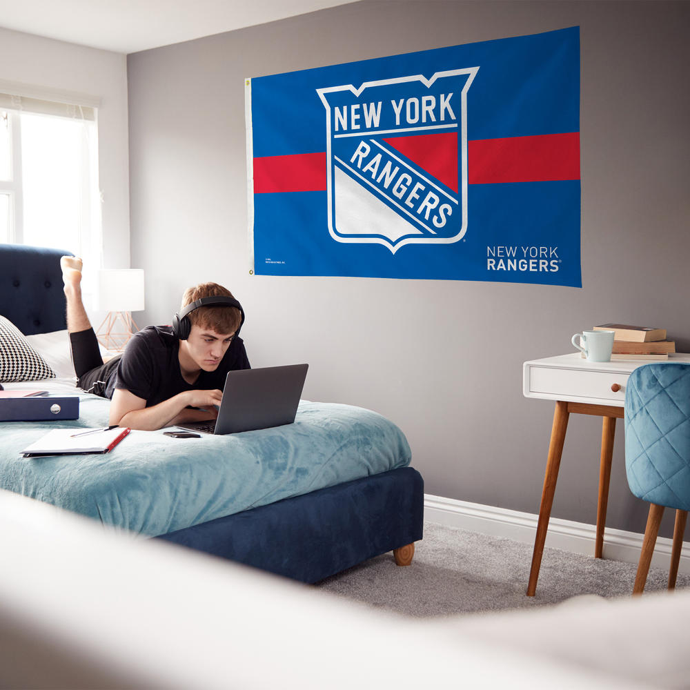 Rico NHL Rico Industries New York Rangers Red-Stripe 3' x 5' Banner Flag