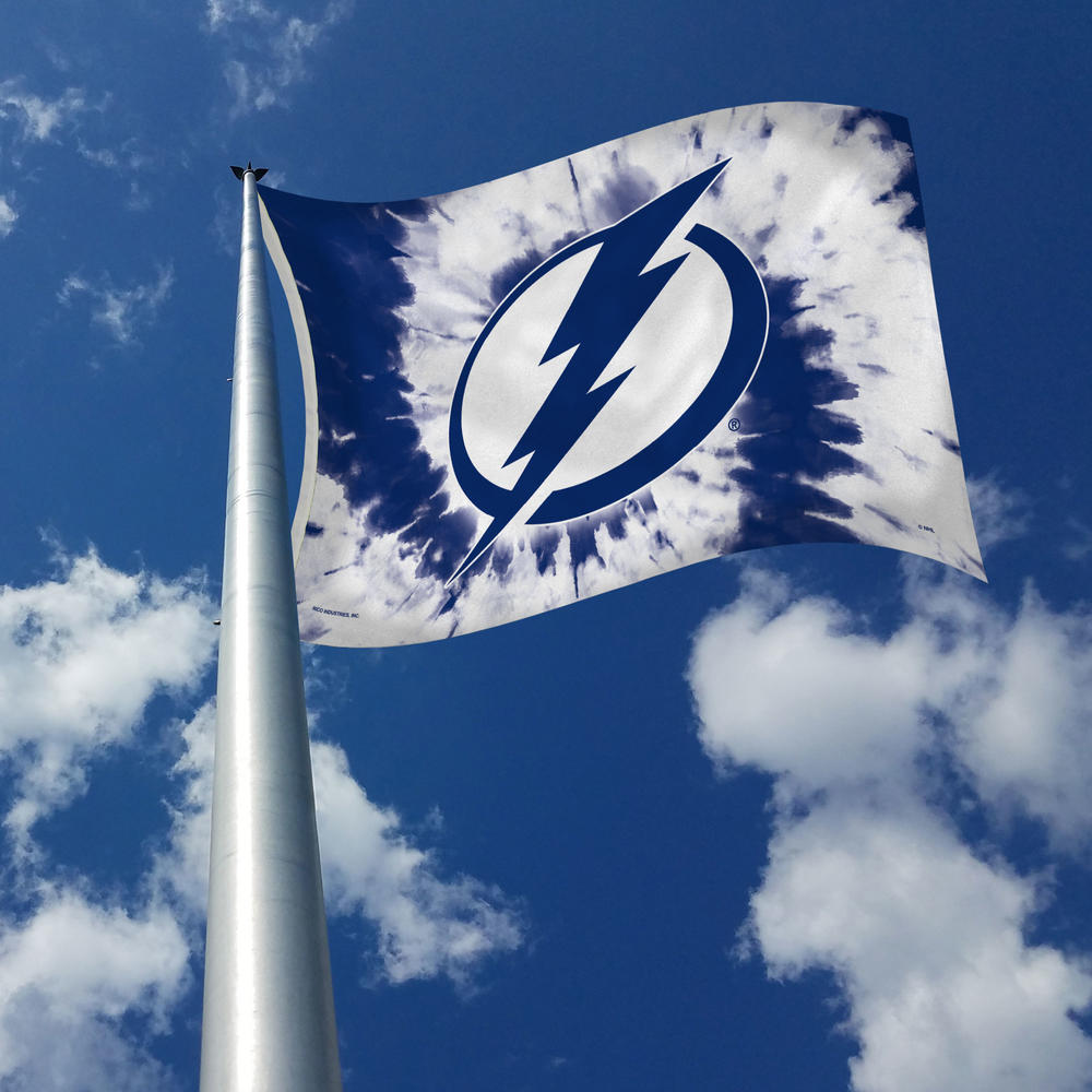 Rico Industries NHL Hockey Tampa Bay Lightning Tie Dye 3' x 5' Banner Flag