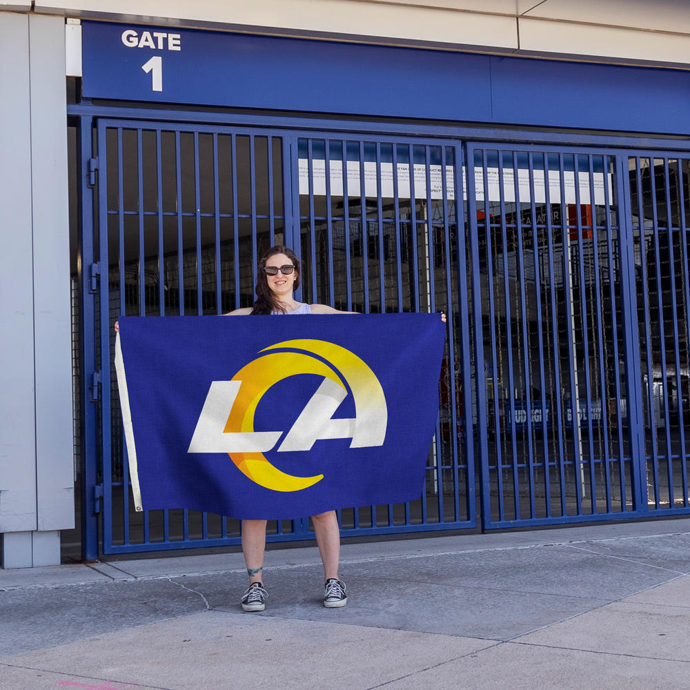 Rico Industries NFL Football Los Angeles Rams Standard 3' x 5' Banner Flag