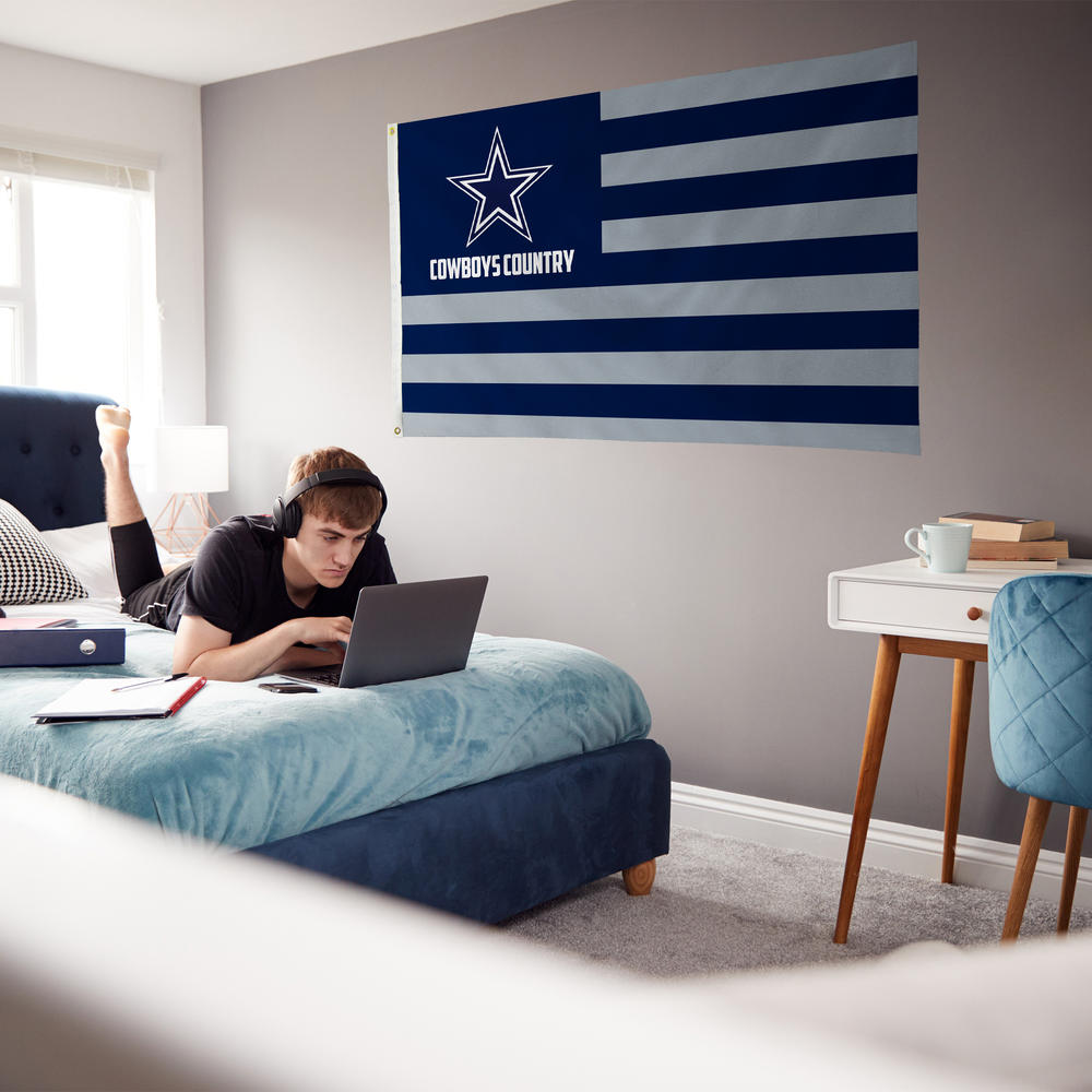 Rico Industries NFL Football Dallas Cowboys Country 3' x 5' Banner Flag