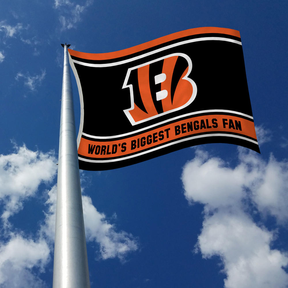 Rico Industries NFL Football Cincinnati Bengals Exclusive-Fan 3' x 5' Banner Flag