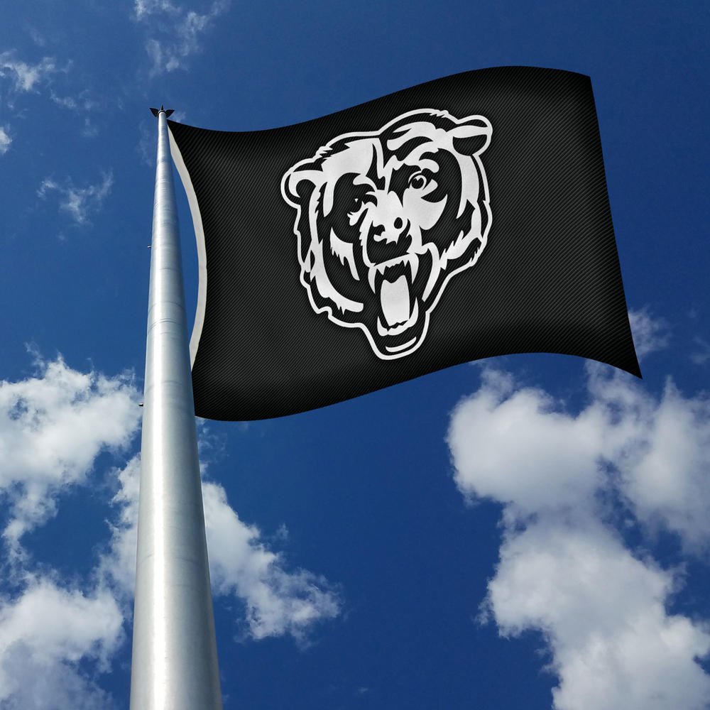 Rico Industries NFL Football Chicago Bears Carbon Fiber 3' x 5' Banner Flag