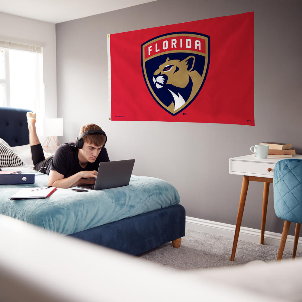 Rico Industries NHL Hockey Florida Panthers Standard 3' x 5' Banner Flag