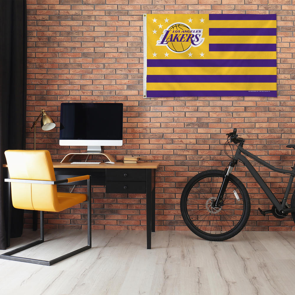 Rico NBA Rico Industries Los Angeles Lakers Exclusive 3' x 5' Banner Flag