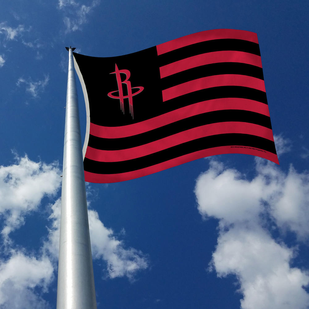 Rico Industries NBA Basketball Houston Rockets Stars & Stripes 3' x 5' Banner Flag