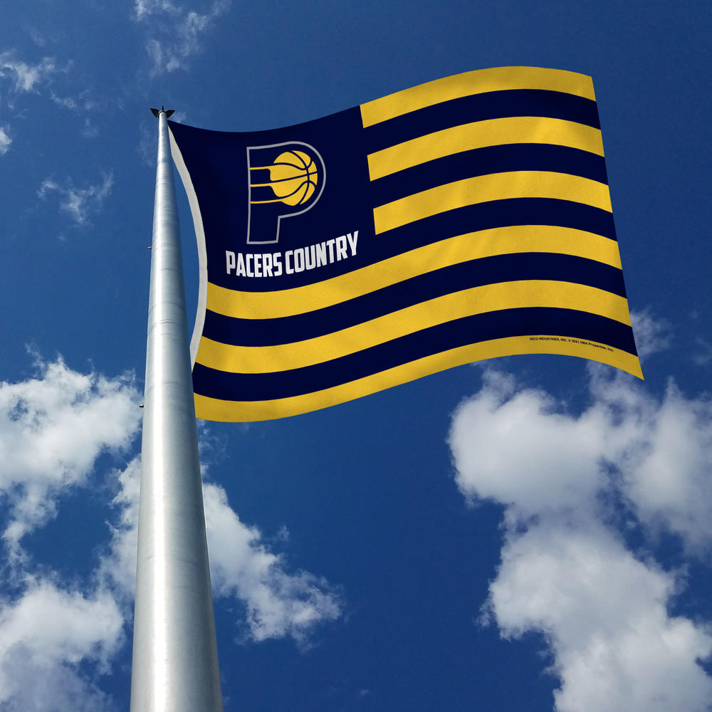 Rico Industries NBA Basketball Indiana Pacers Country 3' x 5' Banner Flag