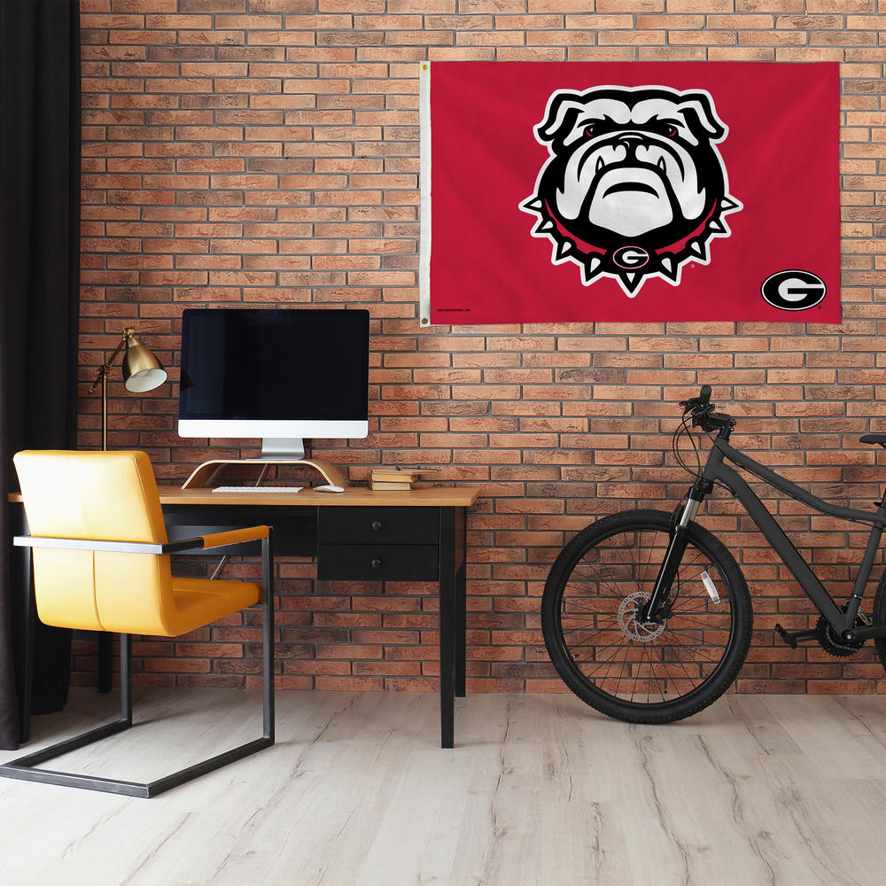 Rico Industries NCAA  Georgia Bulldogs Dawg 3' x 5' Banner Flag