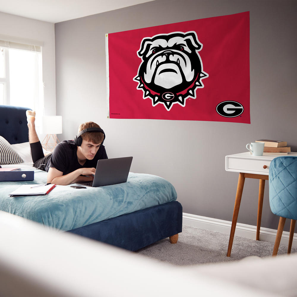 Rico Industries NCAA  Georgia Bulldogs Dawg 3' x 5' Banner Flag