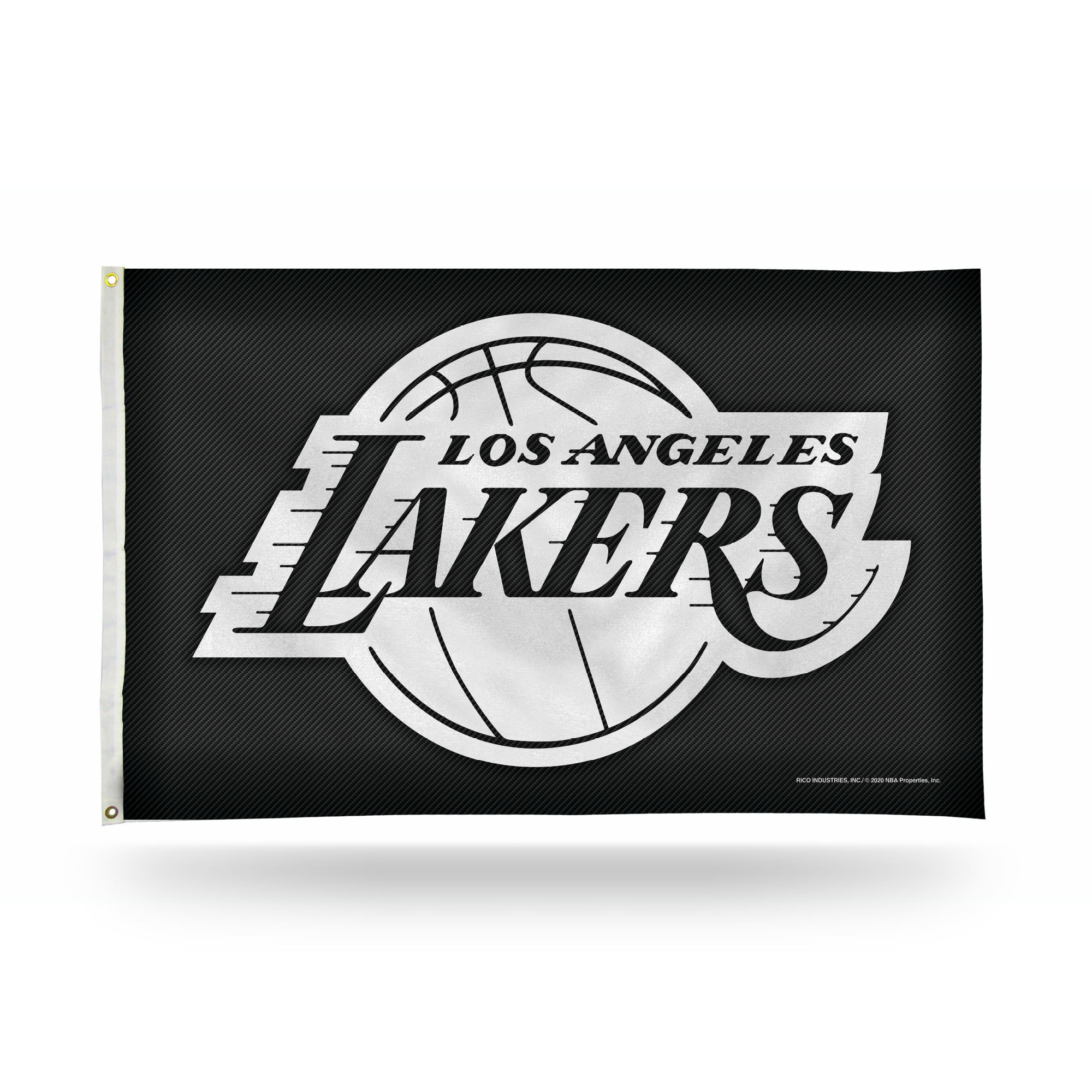 Rico NBA Rico Industries Los Angeles Lakers Carbon Fiber 3' x 5' Banner Flag