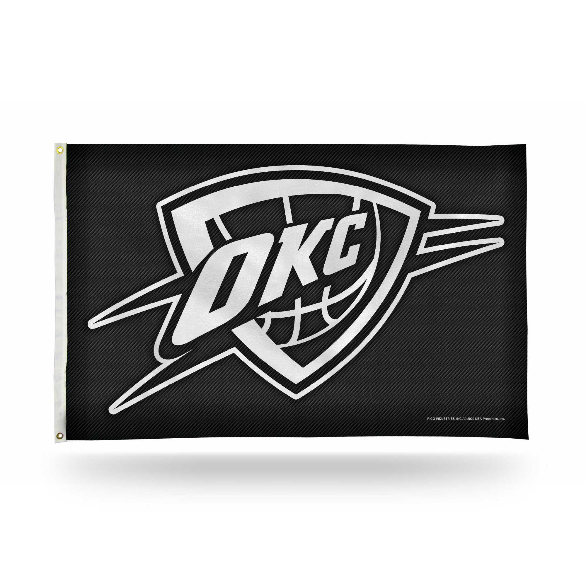 Rico NBA Rico Industries Oklahoma City Thunder Carbon Fiber 3' x 5' Banner Flag