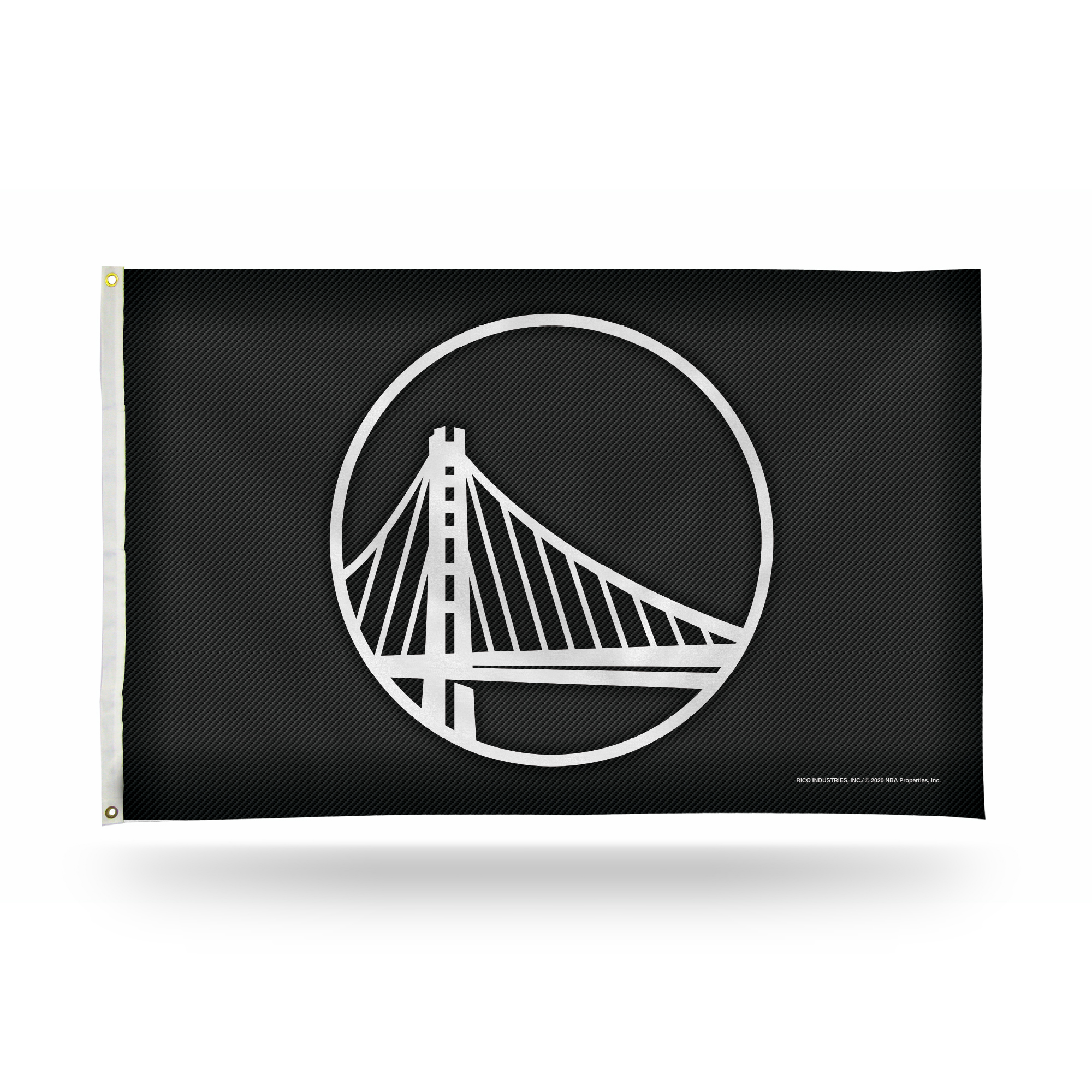 Rico NBA Rico Industries Golden State Warriors Carbon Fiber 3' x 5' Banner Flag