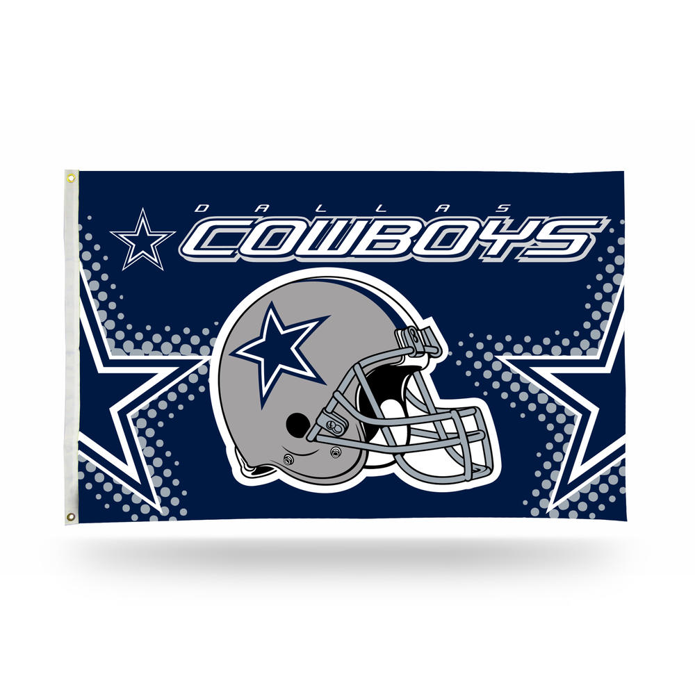 Rico NFL Rico Industries Dallas Cowboys Helmet 3' x 5' Banner Flag