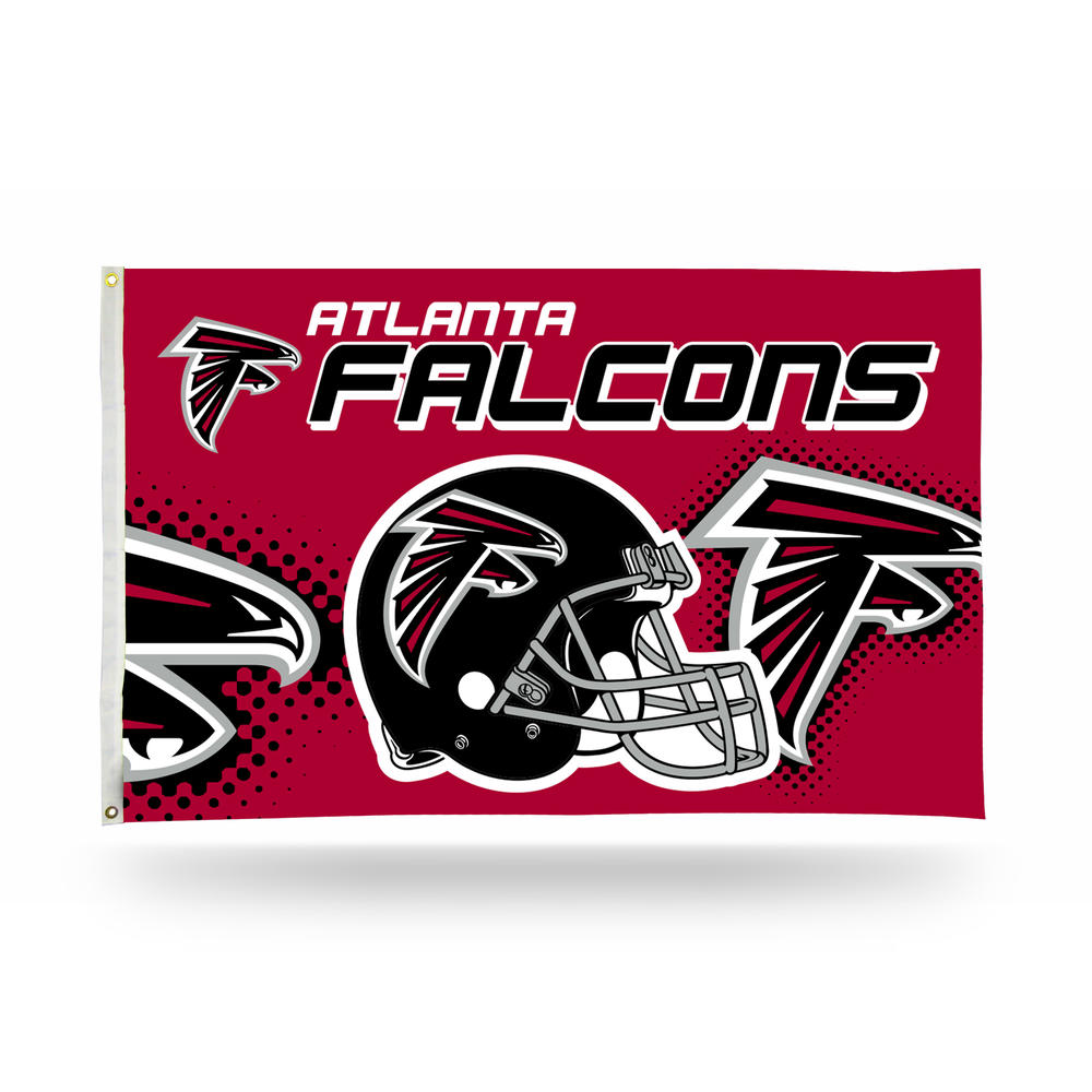 Rico NFL Rico Industries Atlanta Falcons Helmet 3' x 5' Banner Flag
