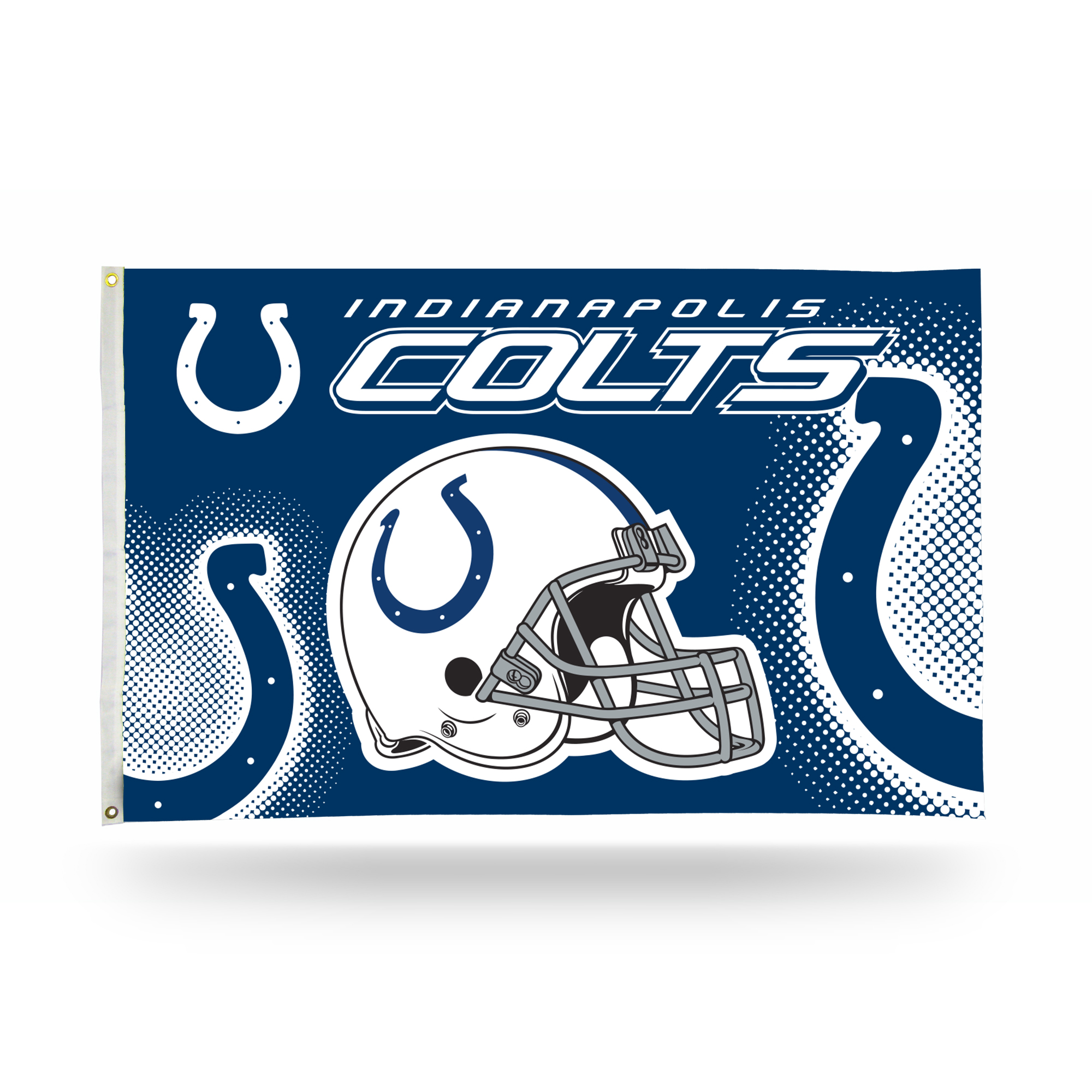 Rico NFL Rico Industries Indianapolis Colts Helmet 3' x 5' Banner Flag