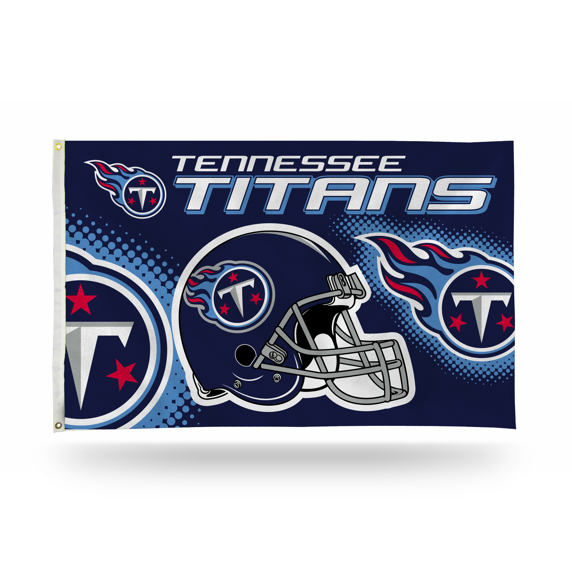 Rico NFL Rico Industries Tennessee Titans Helmet 3' x 5' Banner Flag