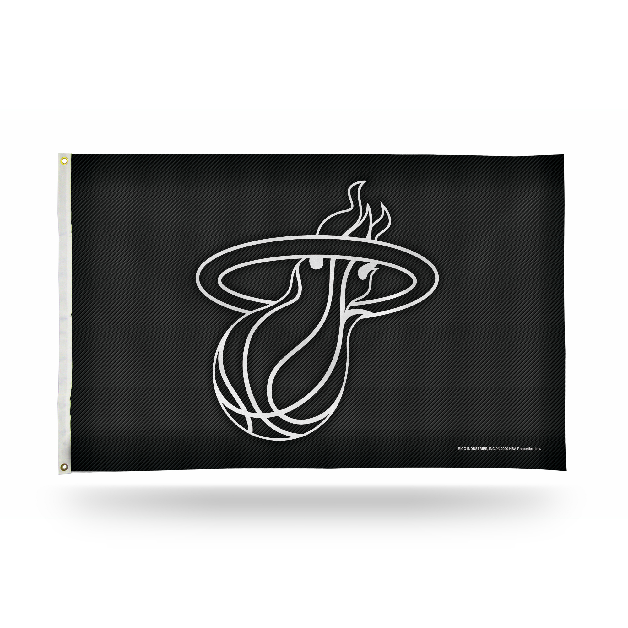 Rico NBA Rico Industries Miami Heat Carbon Fiber 3' x 5' Banner Flag