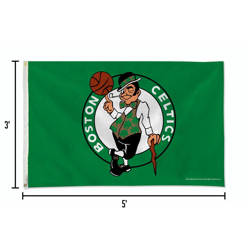 Rico Industries NBA Basketball Boston Celtics Standard 3' x 5' Banner Flag