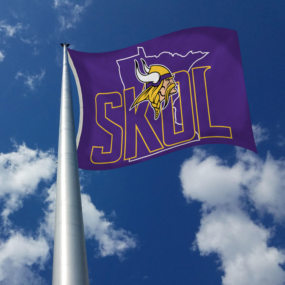 Rico Industries NFL Football Minnesota Vikings Exclusive-Skol 3' x 5' Banner Flag