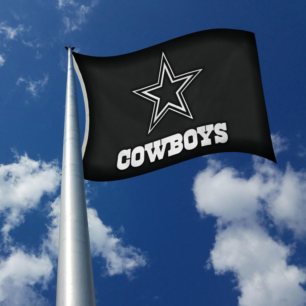 Rico Industries NFL Football Dallas Cowboys Carbon Fiber 3' x 5' Banner Flag