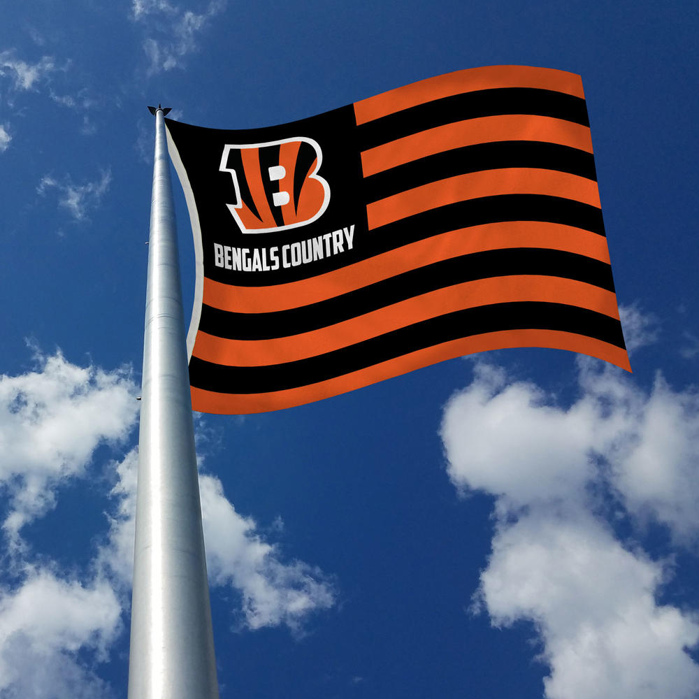 Rico Industries NFL Football Cincinnati Bengals Country 3' x 5' Banner Flag
