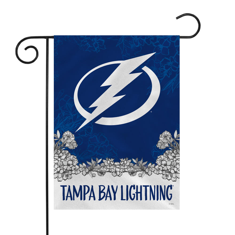Rico NHL Hockey Tampa Bay Lightning Primary Double Sided Garden Flag