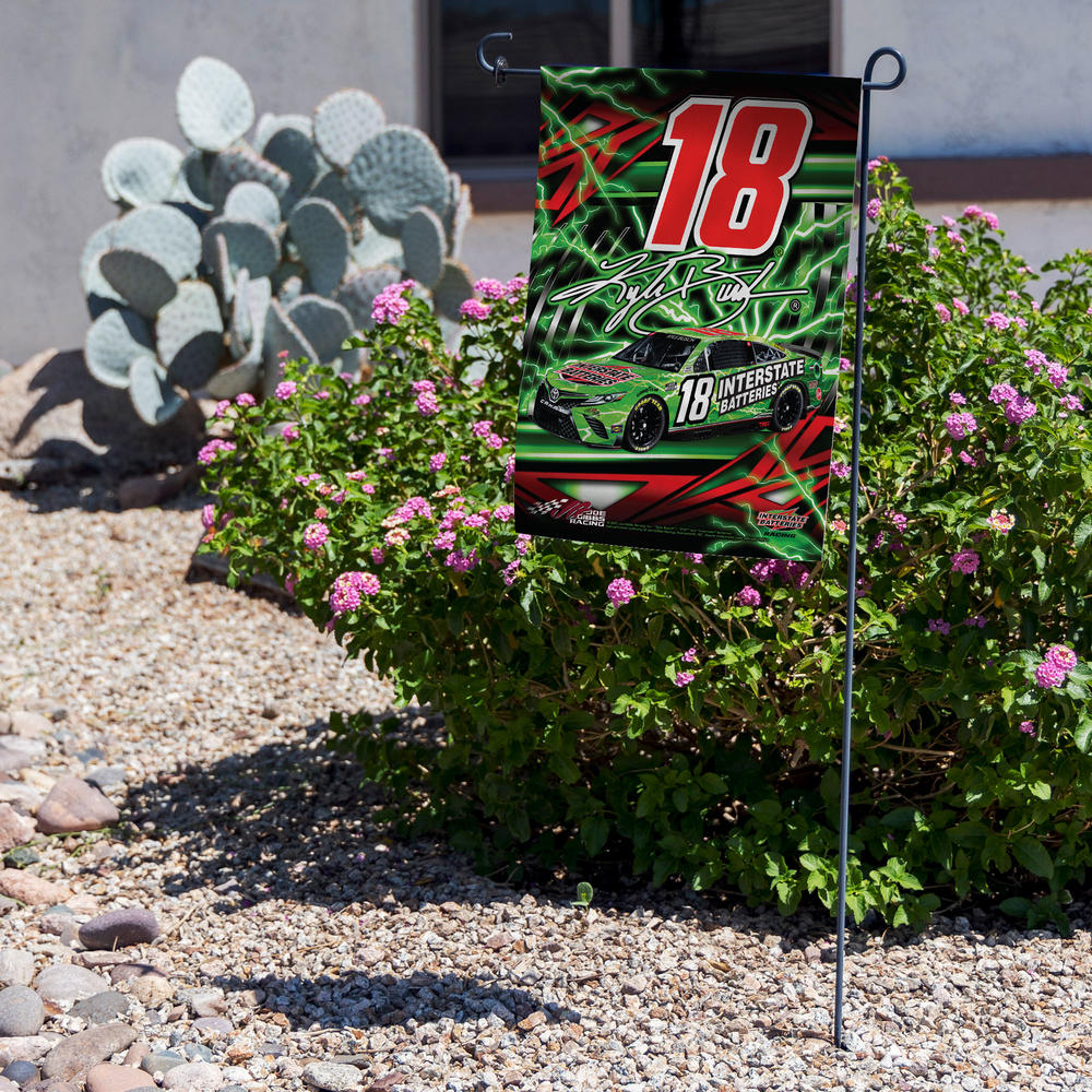 Rico Industries NASCAR Racing Kyle Busch No. 18 Double Sided Garden Flag