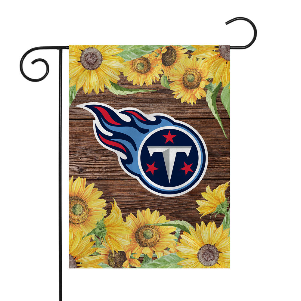 Rico Industries NFL Football Tennessee Titans Sunflower Spring Double Sided Garden Flag