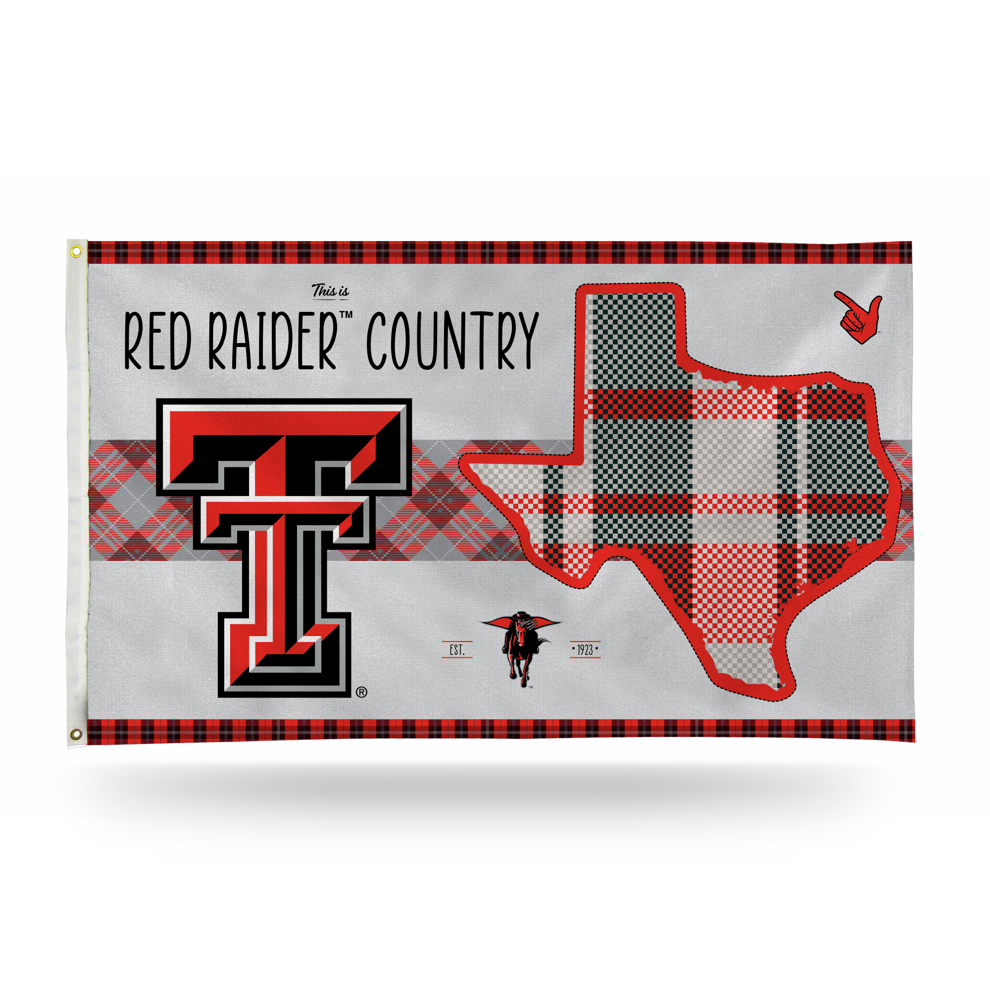Rico Industries NCAA  Texas Tech Red Raiders This is Red Raider Country 3' x 5' Banner Flag