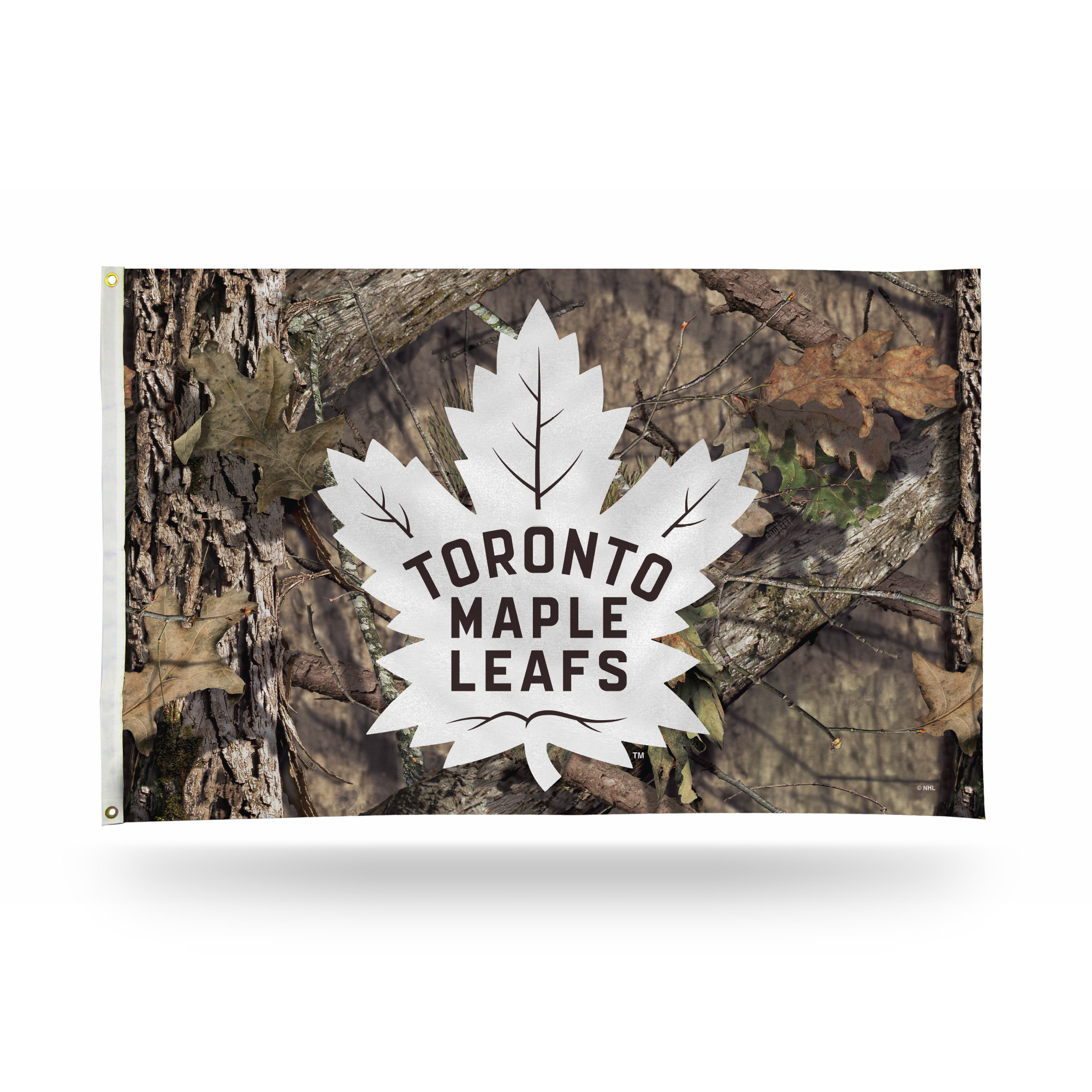Rico Industries NHL Hockey Toronto Maple Leafs Mossy Oak 3' x 5' Banner Flag