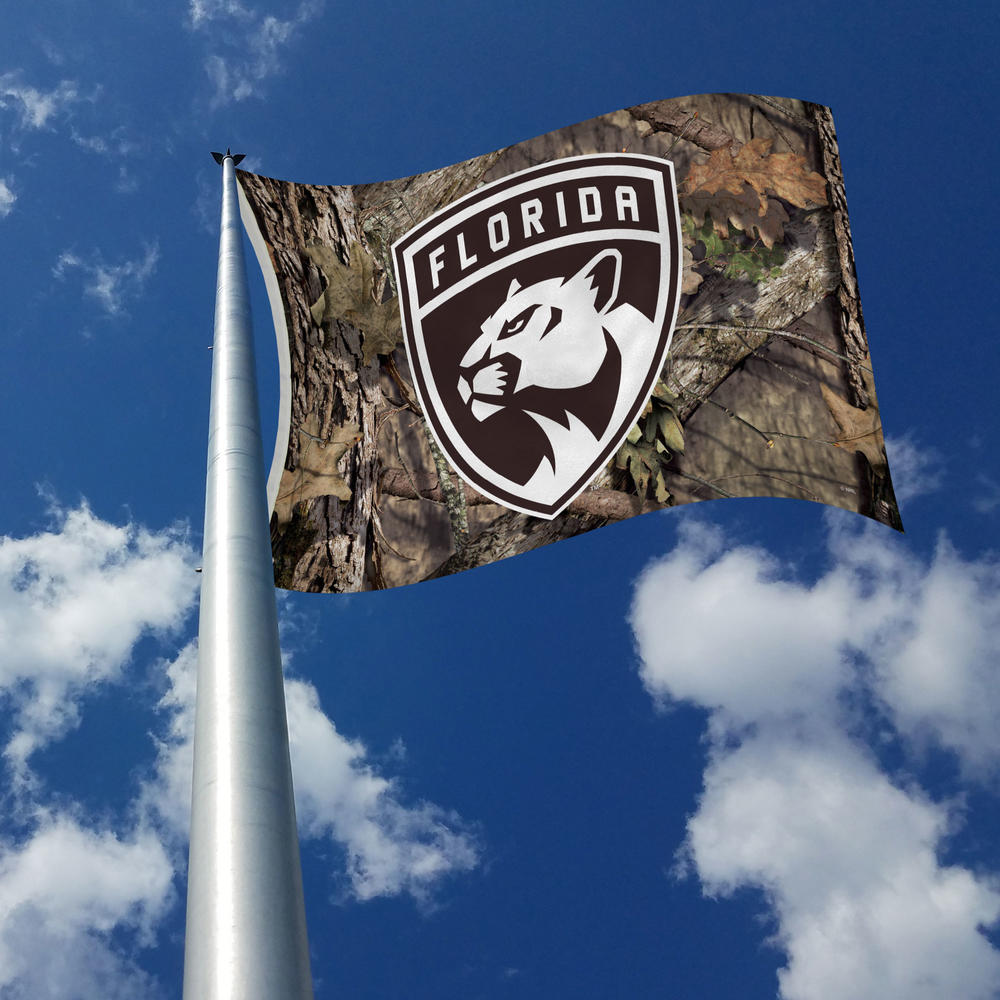 Rico Industries NHL Hockey Florida Panthers Mossy Oak 3' x 5' Banner Flag