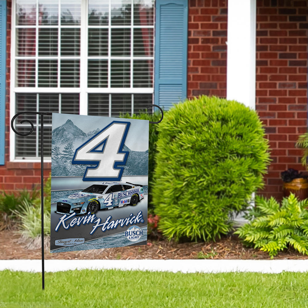 Rico Industries NASCAR Racing Kevin Harvick No. 4 Double Sided Garden Flag