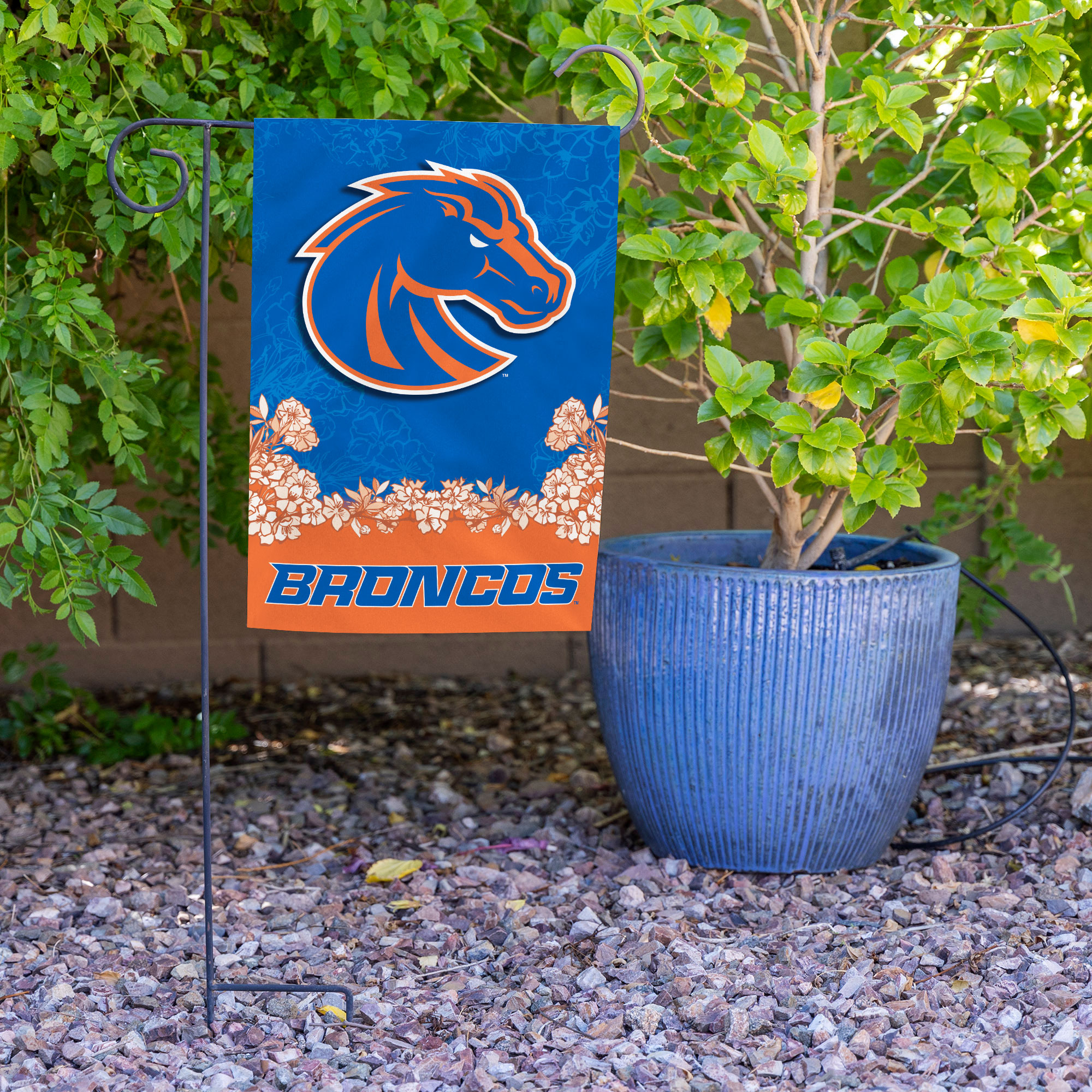 Rico Industries NCAA  Boise State Broncos Primary Double Sided Garden Flag