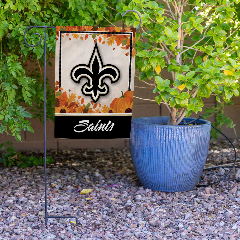 Rico Industries NFL Football New Orleans Saints Fall/Harvest Double Sided Garden Flag