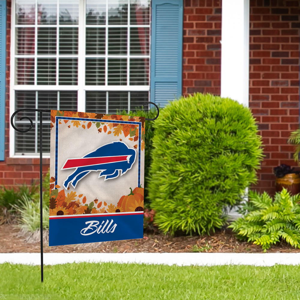 Rico Industries NFL Football Buffalo Bills Fall/Harvest Double Sided Garden Flag