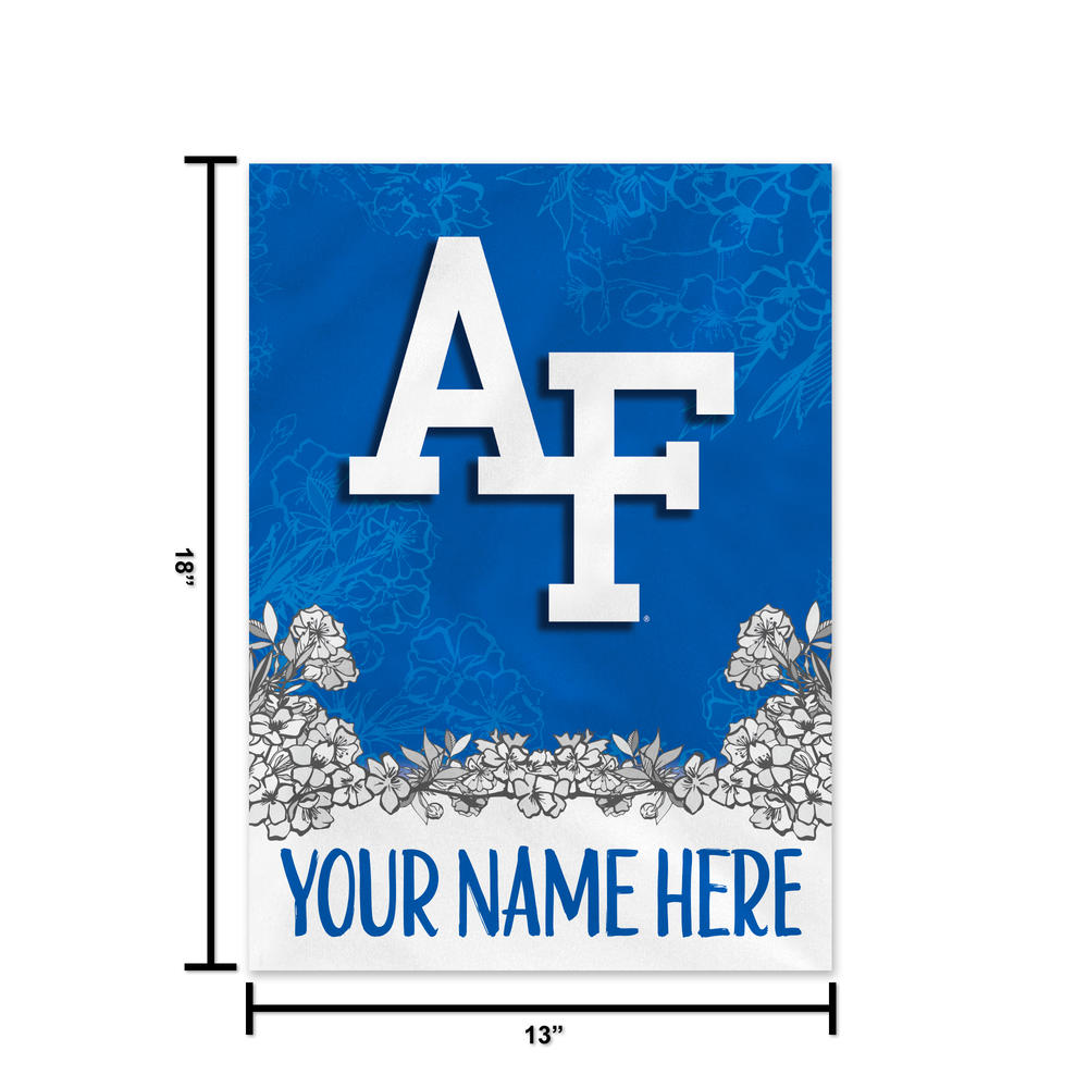 Rico Industries NCAA  Air Force Academy Falcons - AF Standard Personalized Garden Flag