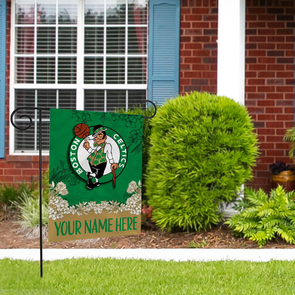 Rico Industries NBA Basketball Boston Celtics  Personalized Garden Flag